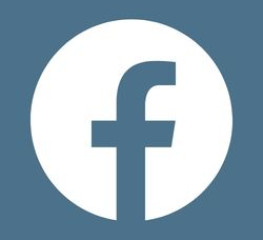 Facebook logo in white