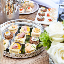 Wedding Reception in the Courtyard Garden